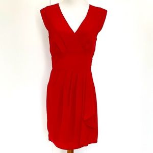 Cherry Red Mini Pleated Dress Size Small